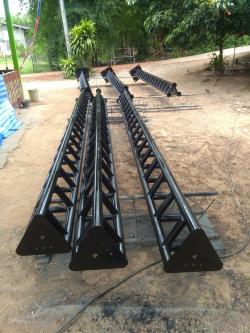 ภาพที่ 2 ติดตั้งเสา Self Support Tower สูง 10 เมตร@ศูนย์รถยนต์ จ.ระยอง